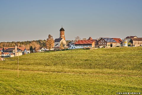 Gemeinde Wurmannsquick Landkreis Rottal-Inn Martinskirchen Ort Kirche Landschaft (Dirschl Johann) Deutschland PAN